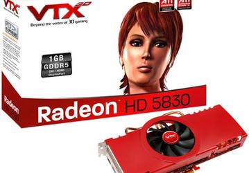 VTX3D выпускает самый красный вариант 3D-карты Radeon HD 5830